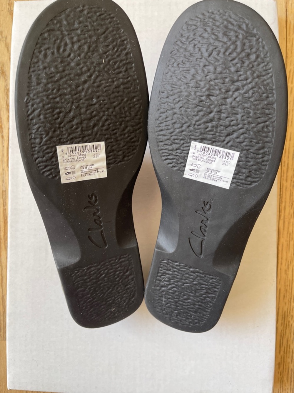 Clarks Brown Leather Women's Slip-On Mule with Buckle - Picture 7 of 7